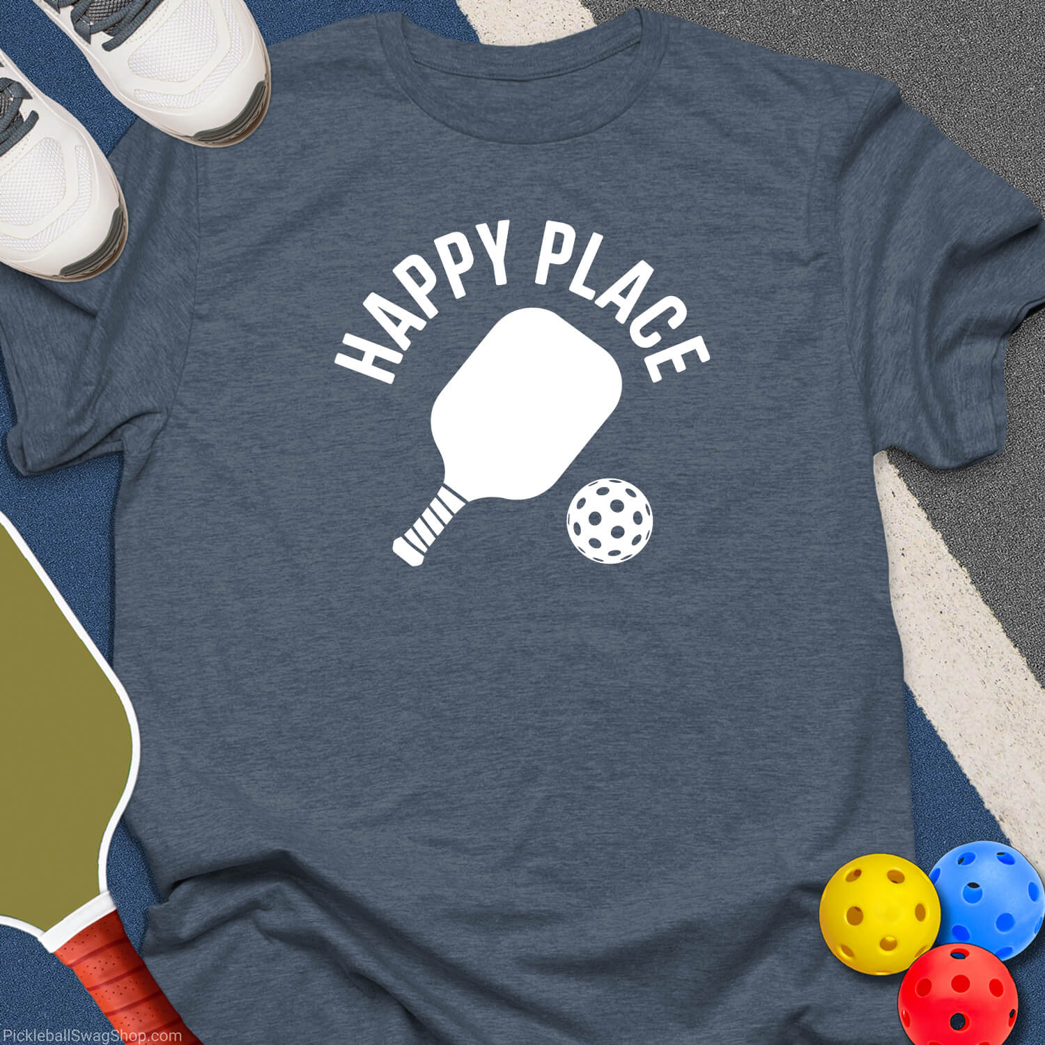 Happy Place Pickleball T-Shirt