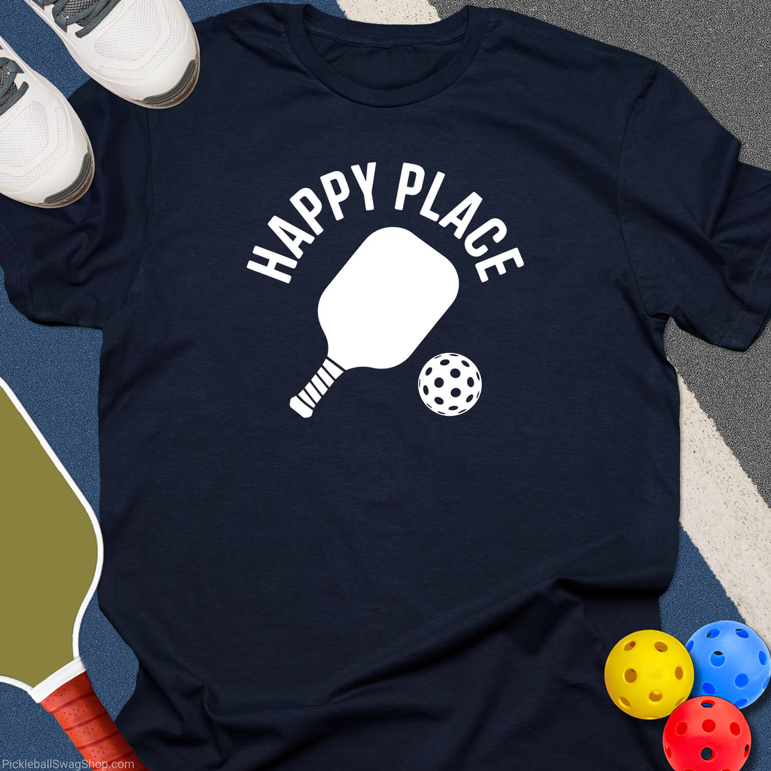Happy Place Pickleball T-Shirt