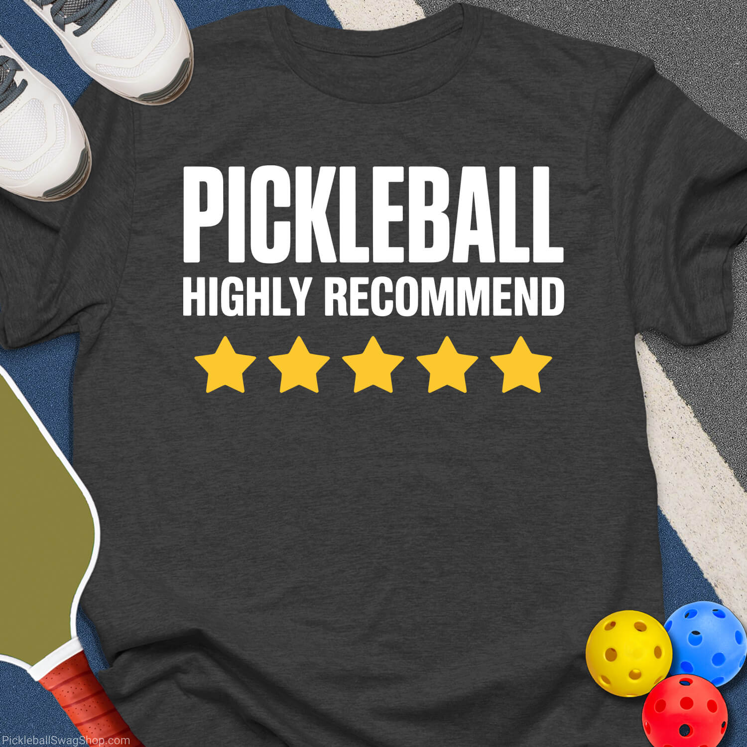 5 - Star Pickleball Humor T-Shirt