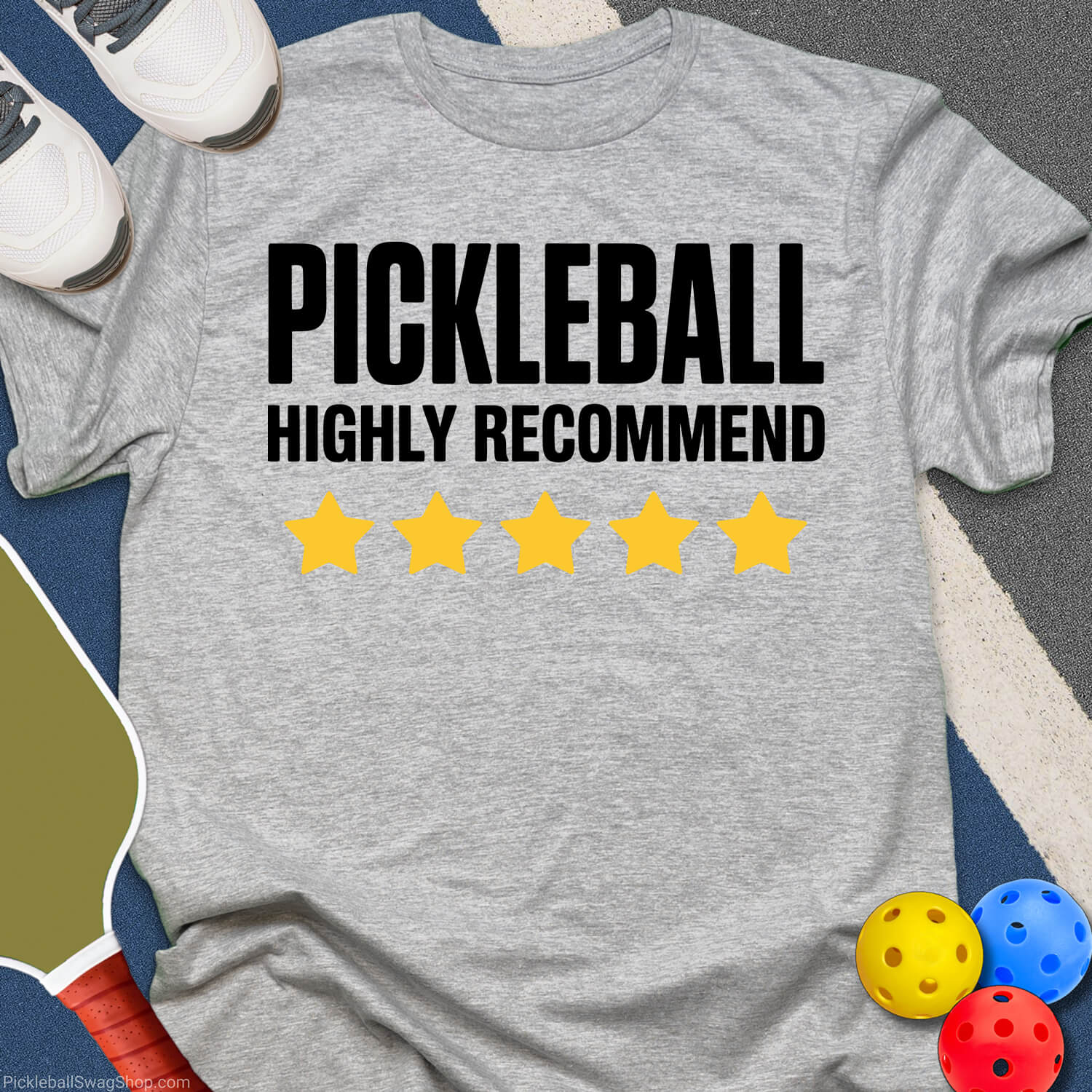5 - Star Pickleball Humor T-Shirt