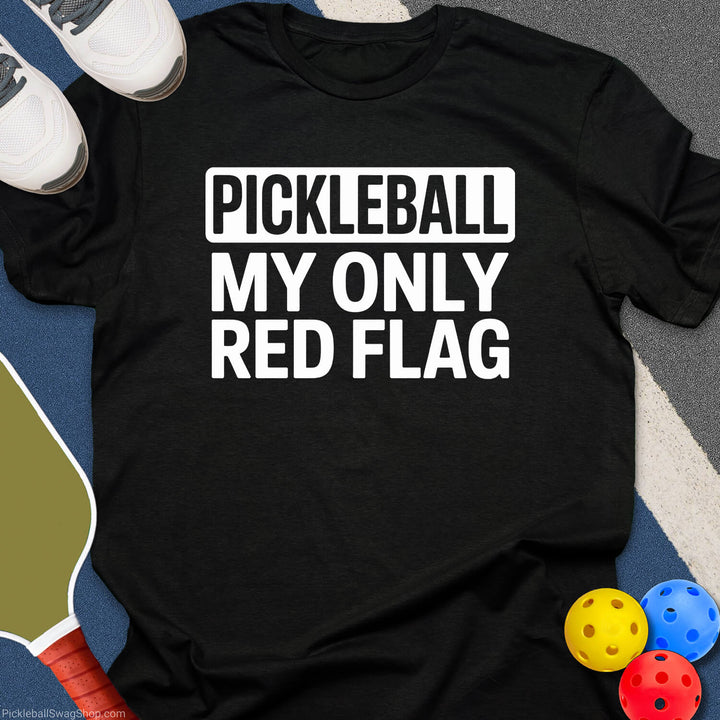 Red Flag Rally Pickleball T-Shirt