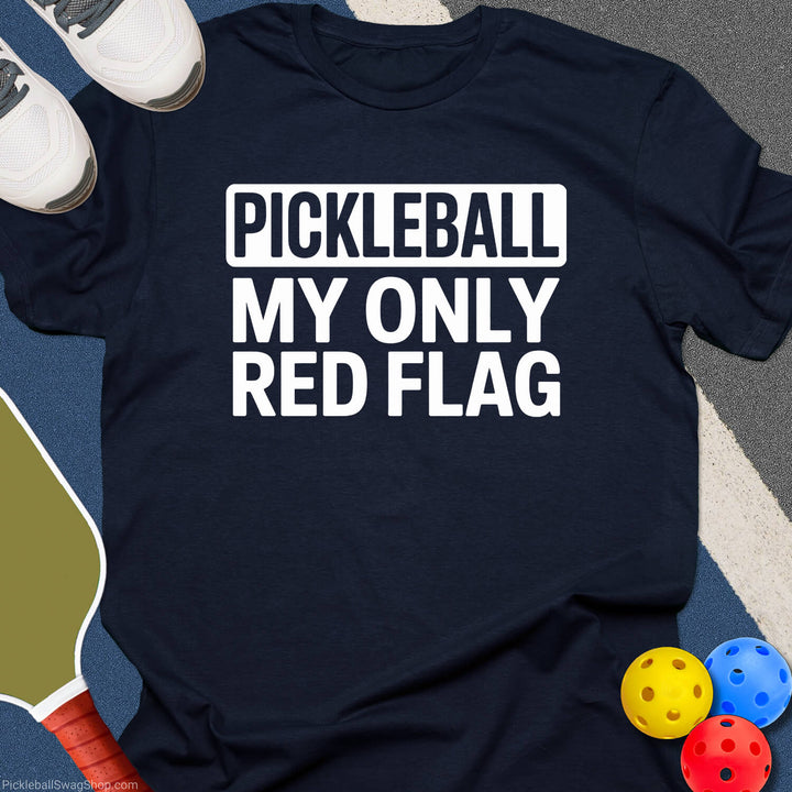 Red Flag Rally Pickleball T-Shirt