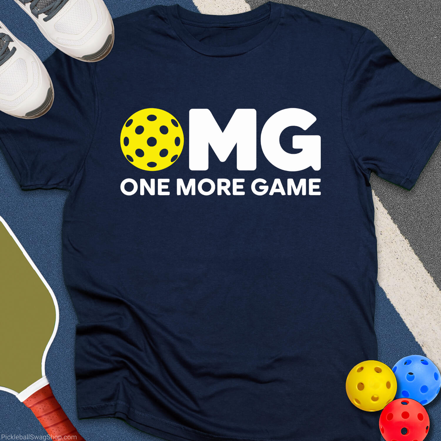 OMG One More Game T-Shirt – PickleballSwagShop
