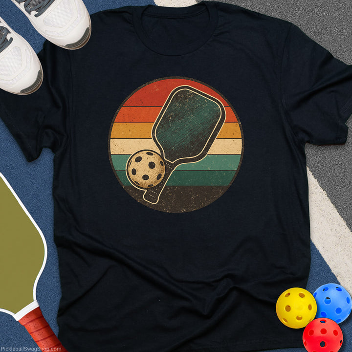 Retro Pickleball Paddle T-Shirt