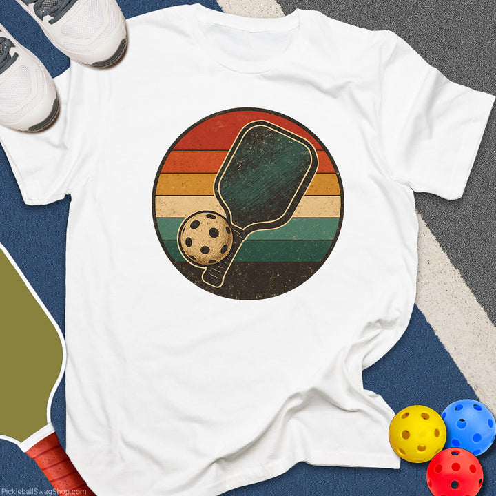 Retro Pickleball Paddle T-Shirt