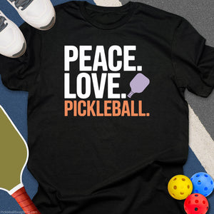 Much Peace and Love Pickleball T-Shirt