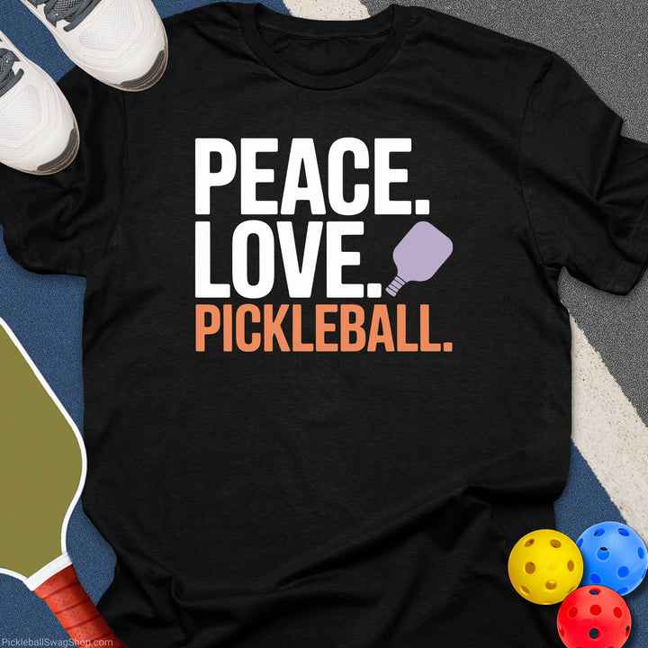 Much Peace and Love Pickleball T-Shirt