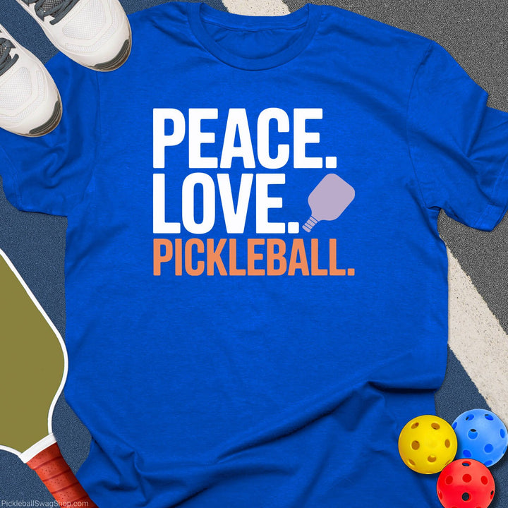 Much Peace and Love Pickleball T-Shirt