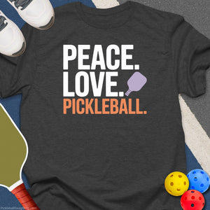 Much Peace and Love Pickleball T-Shirt