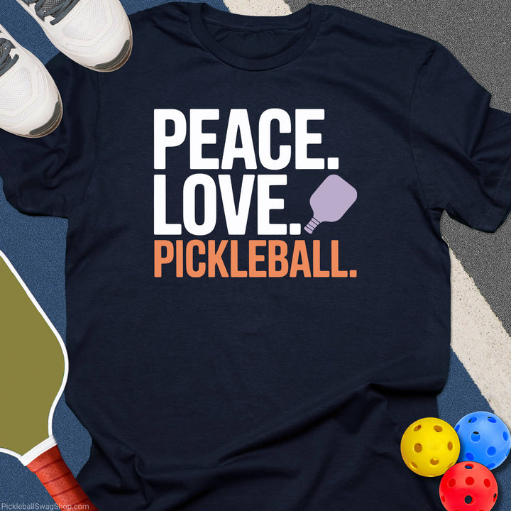 Much Peace and Love Pickleball T-Shirt