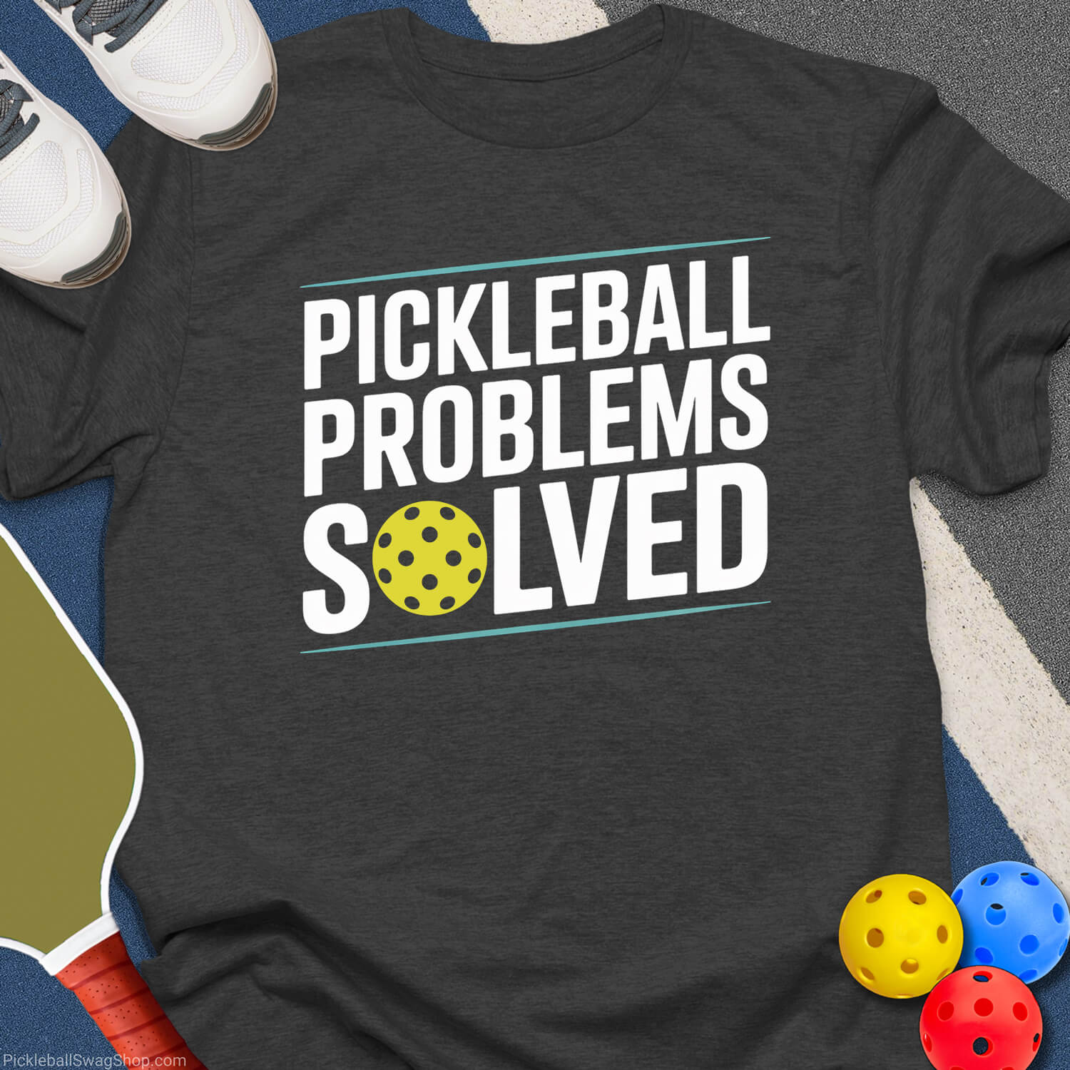 Problems Solved Pickleball T-Shirt