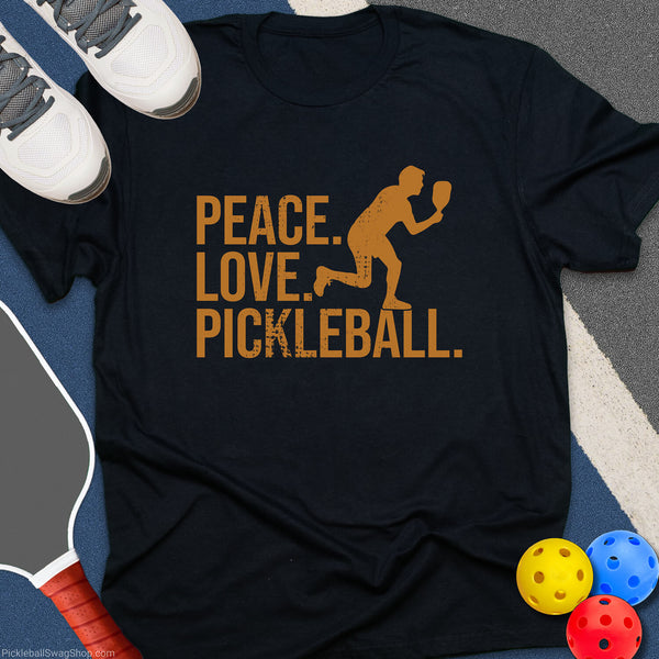 Peace Love Pickleball T-Shirt