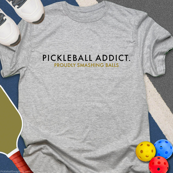 Pickleball Addict Balls T-Shirt