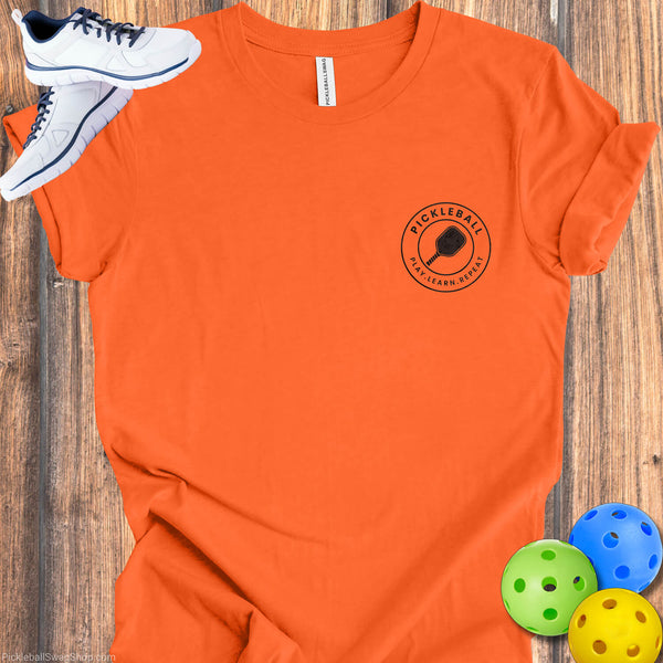 Play.Learn.Repeat - Fun-Loving Pickleball  T-Shirt