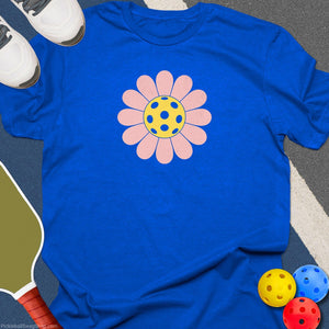 Pickleball Flower Graphic T-Shirt