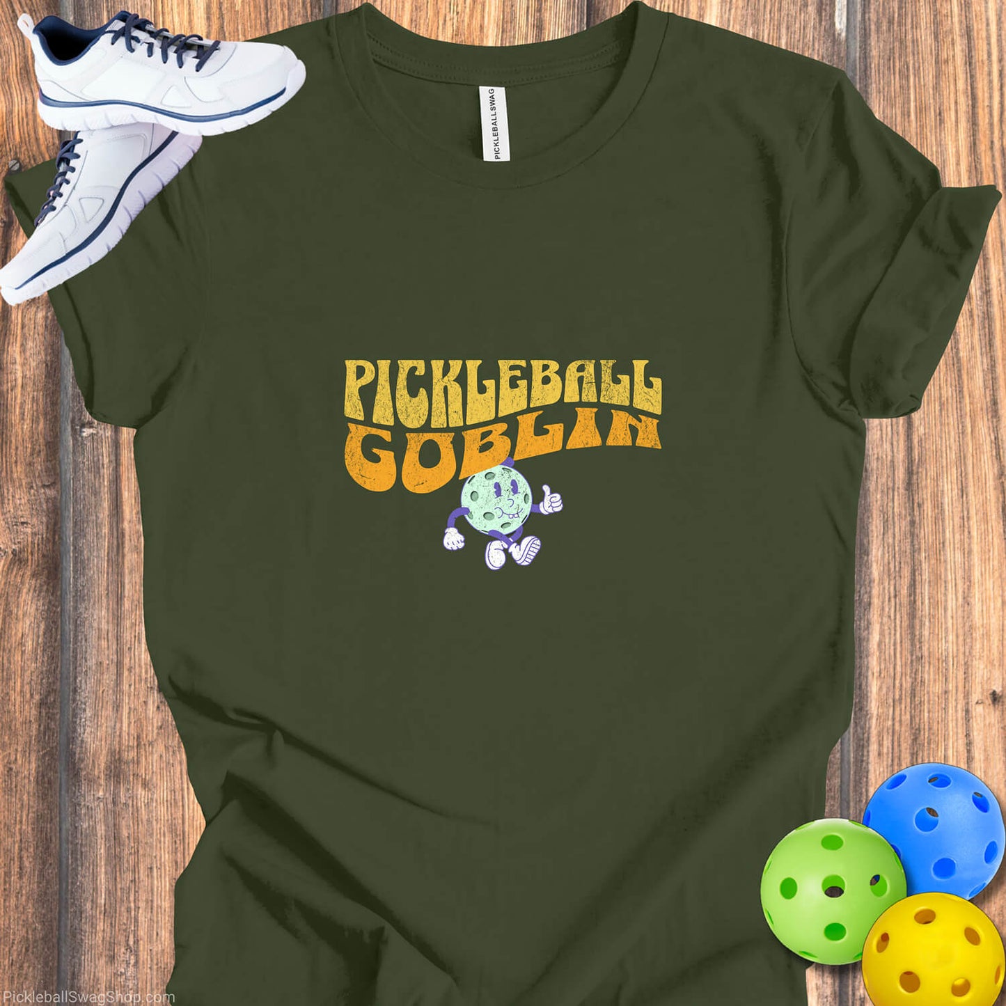 Pickleball Goblin Halloween Unisex T-Shirt