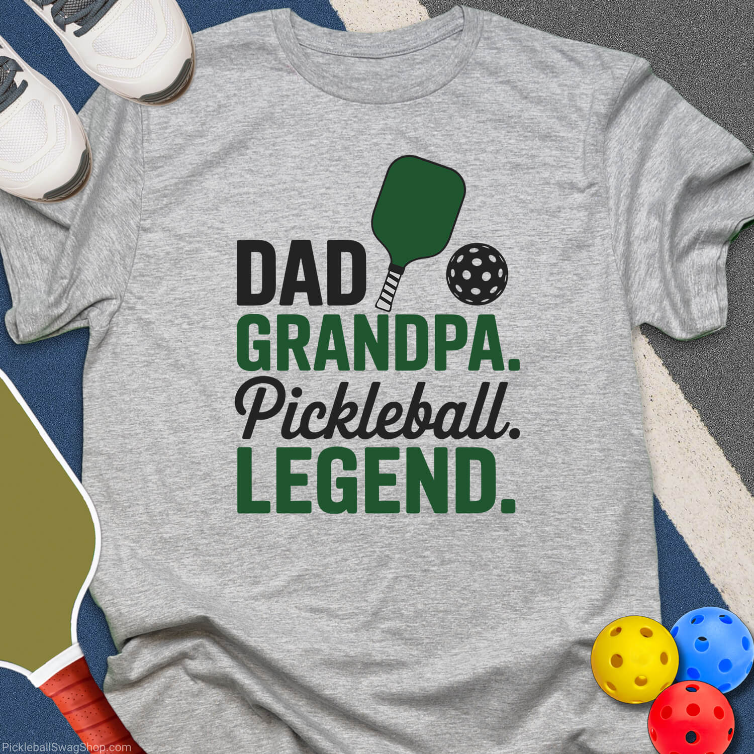 Pickleball Grandpa Legend T-Shirt