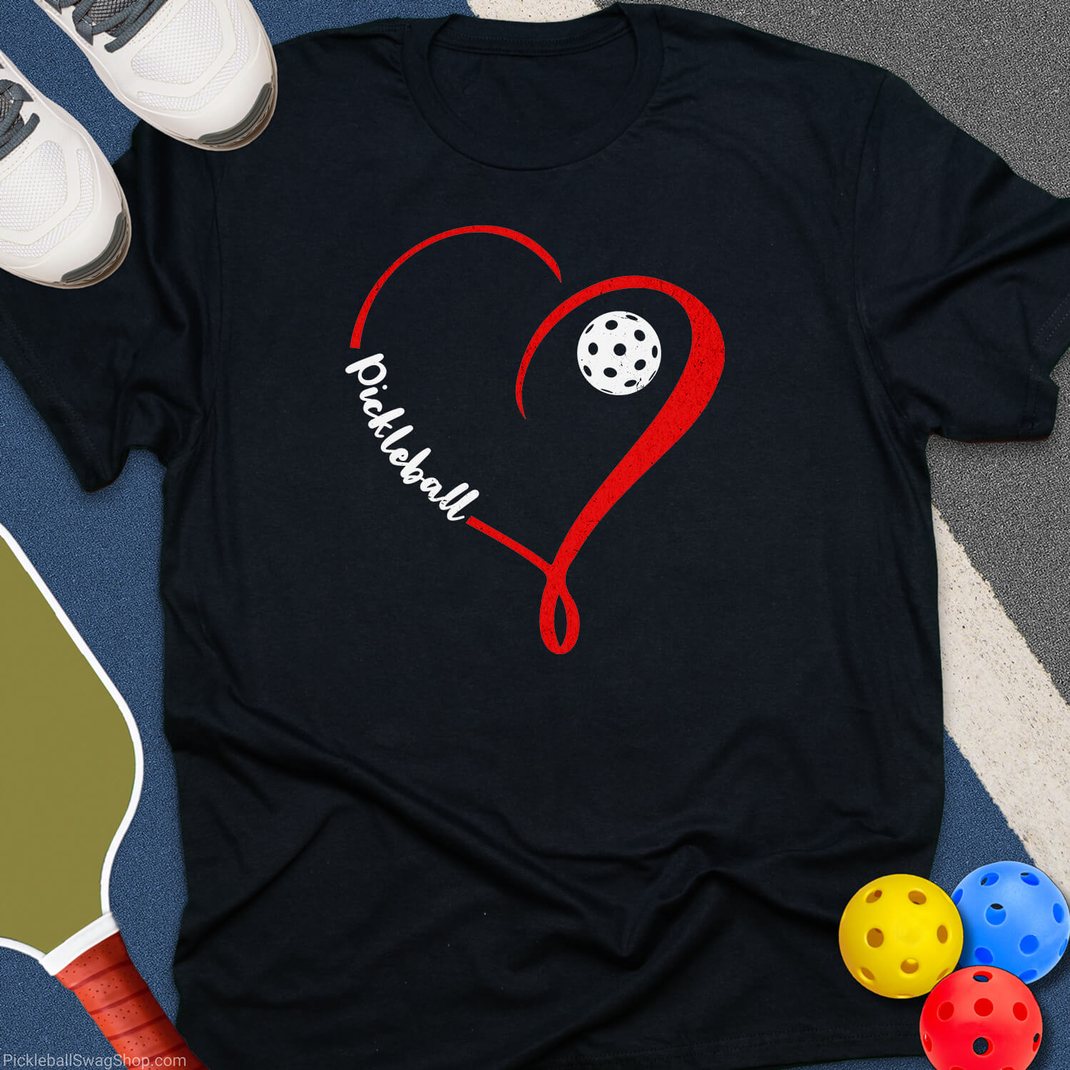 Heart Pickleball T-Shirt