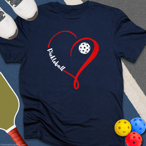 Heart Pickleball T-Shirt