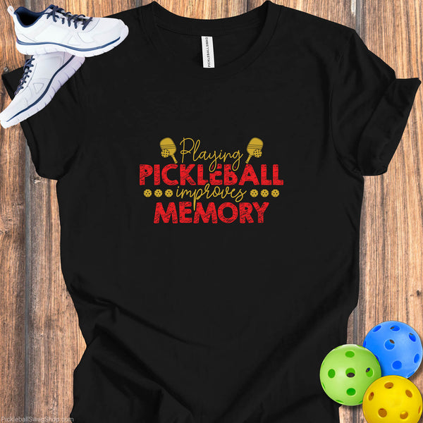 Pickleball Improves Memory Cotton T-Shirt