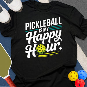 Pickleball My Happy Hour T-Shirt