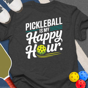 Pickleball My Happy Hour T-Shirt