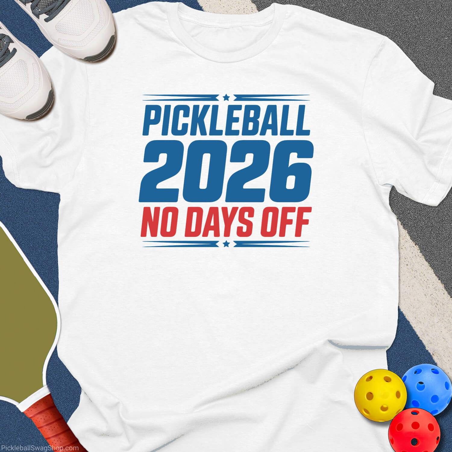 Pickleball No Days Off T-Shirt