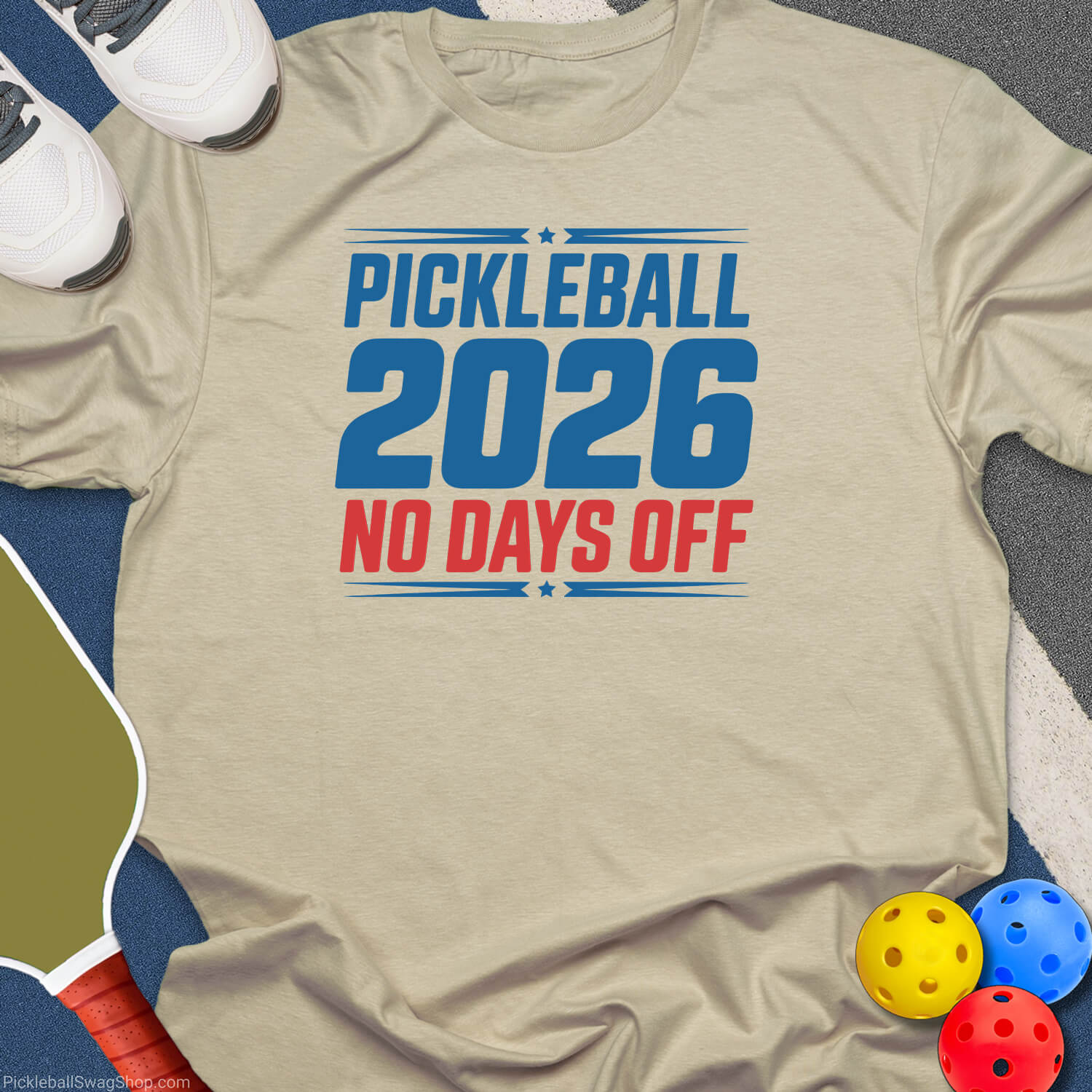 Pickleball No Days Off T-Shirt