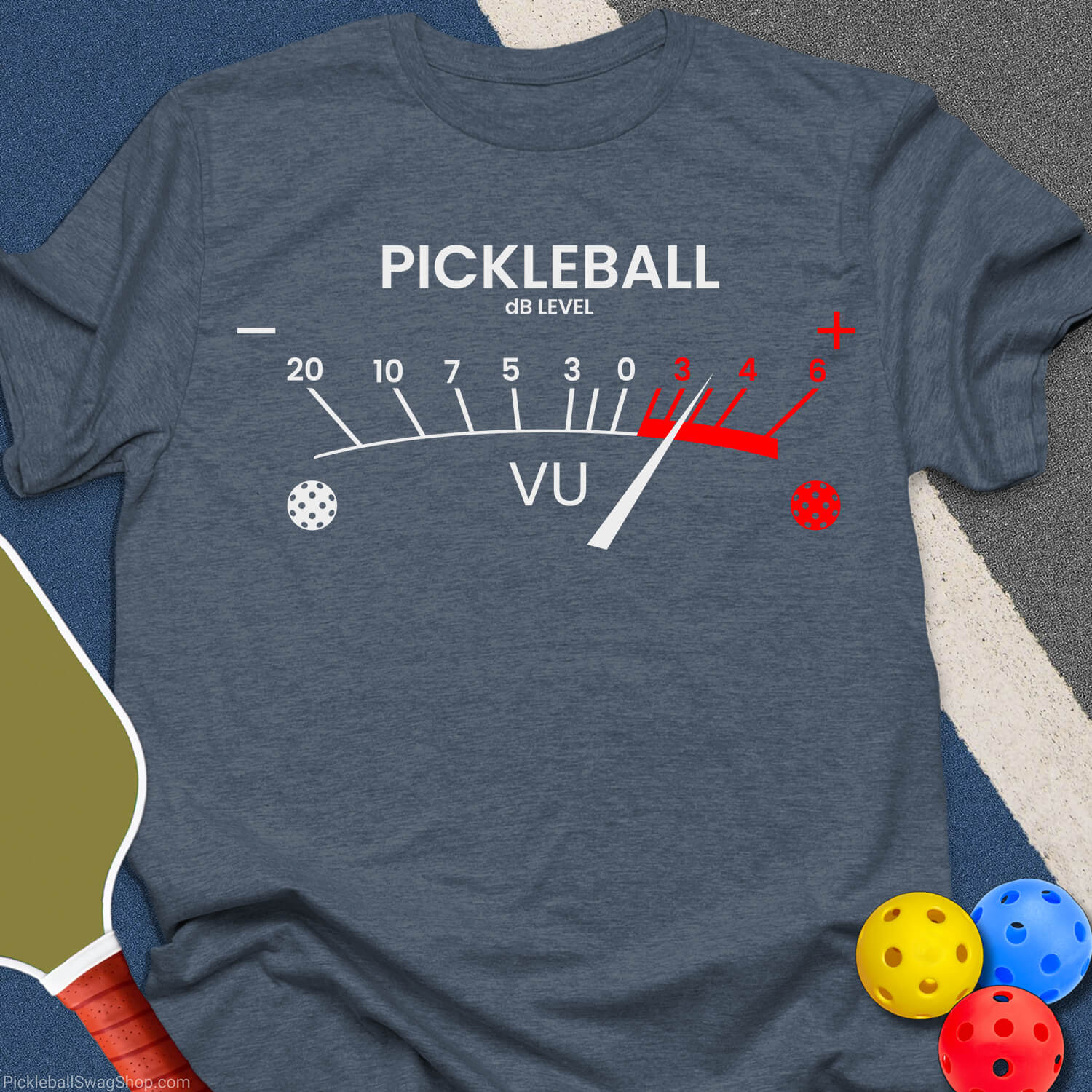 Pickleball Noise Meter T-Shirt