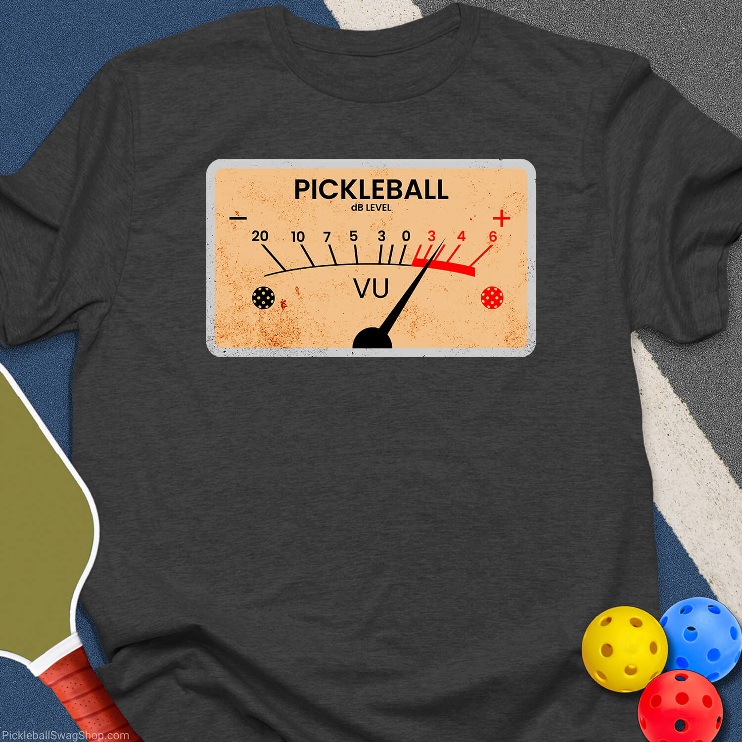 Pickleball Noise Meter T-Shirt
