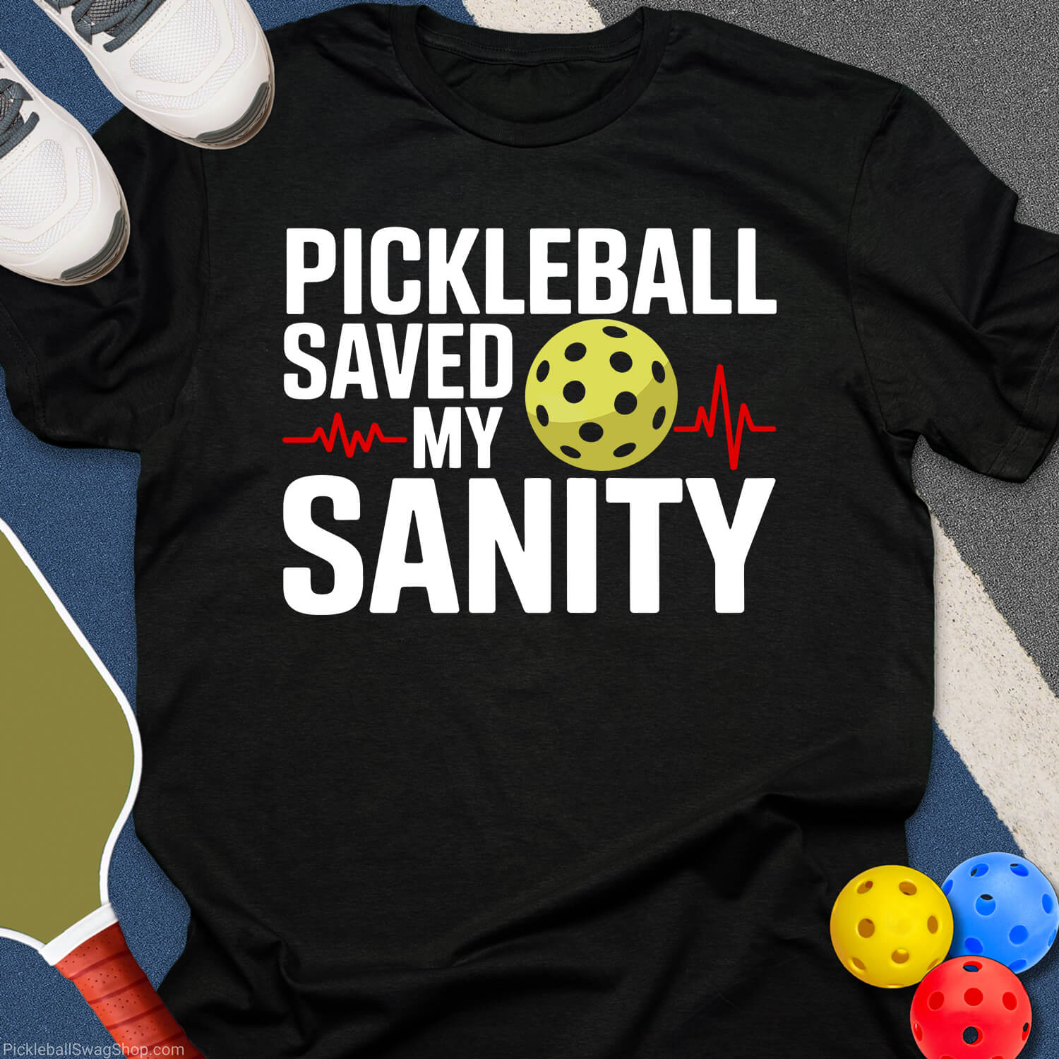 Pickleball Sanity Saver T-Shirt