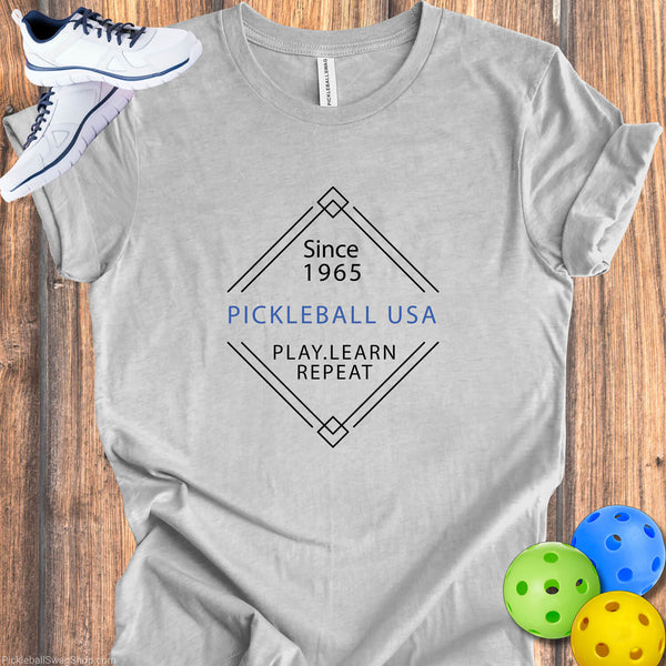 Pickleball USA 1965 Vintage Cotton  T-Shirt