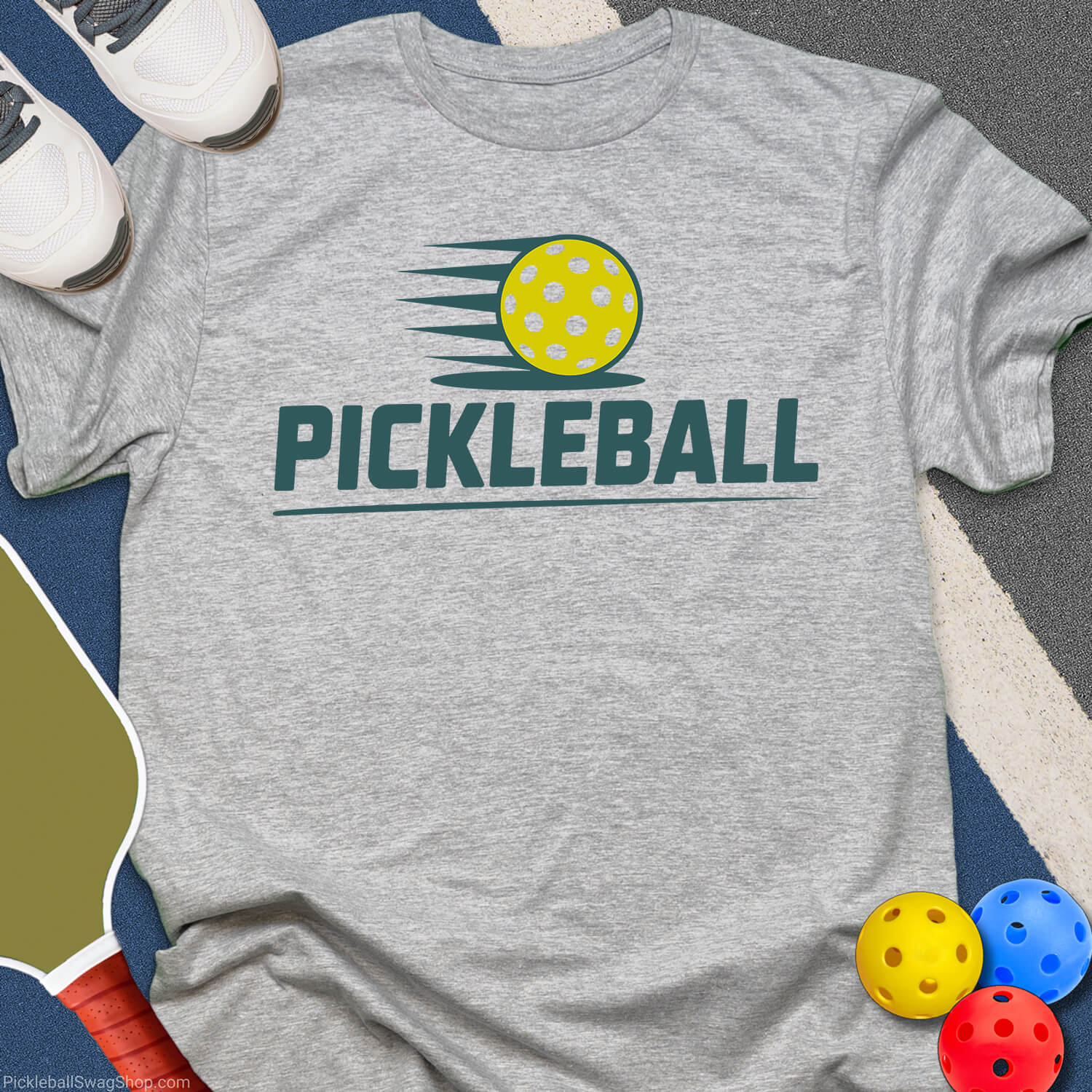 Classic Pickleball with Ball T-Shirt