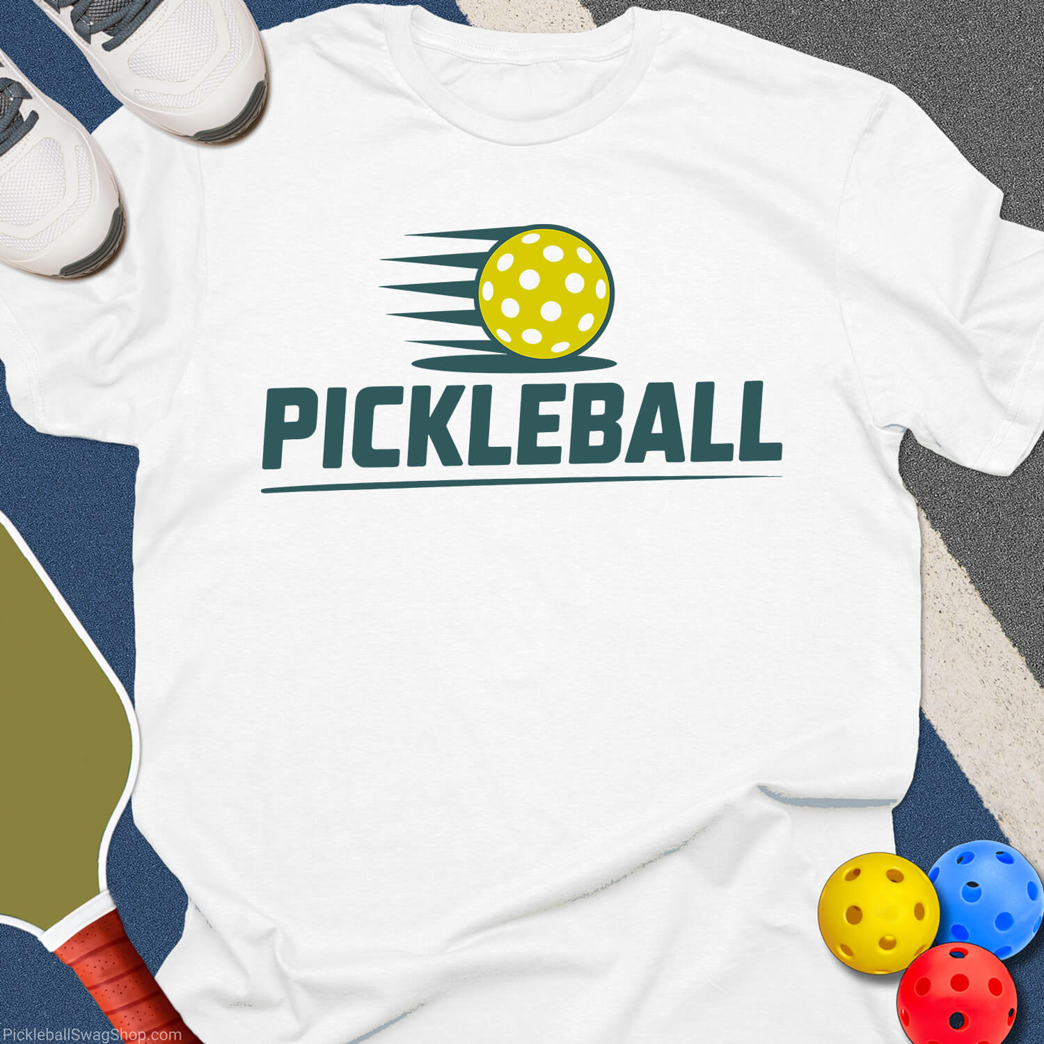 Classic Pickleball with Ball T-Shirt