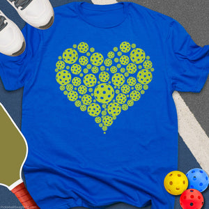 Heart of Pickleball Balls T-Shirt
