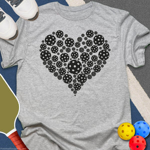Heart of Pickleball Balls T-Shirt