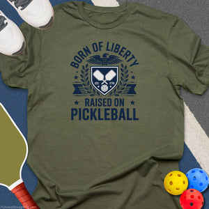 Raised on Pickleball USA T-Shirt