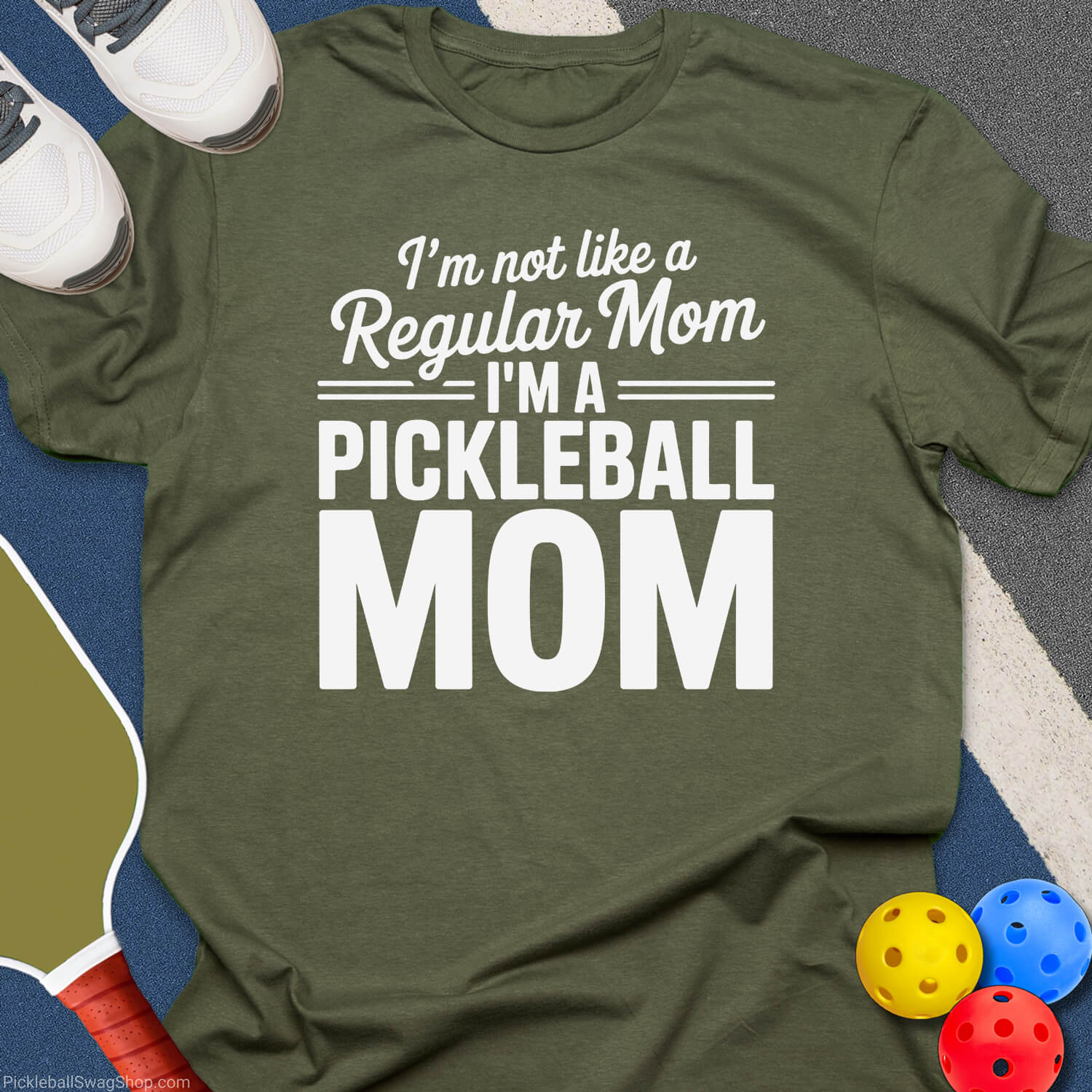 Pickleball Mom Energy T-Shirt