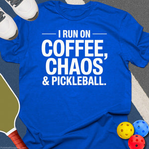 Coffee Chaos Pickleball T-Shirt
