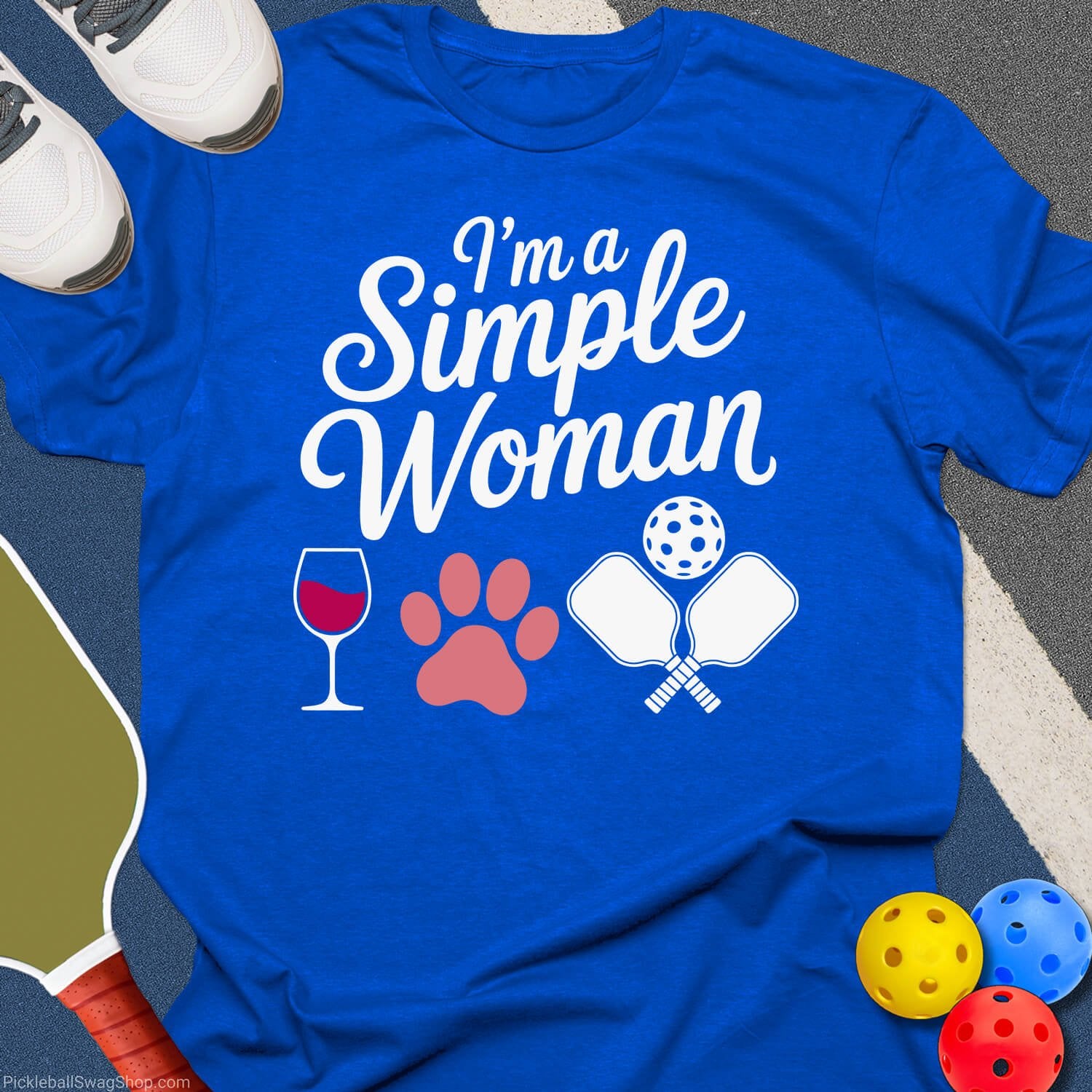 Simple Woman Pickleball T-Shirt