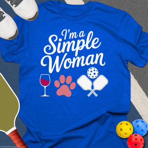 Simple Woman Pickleball T-Shirt