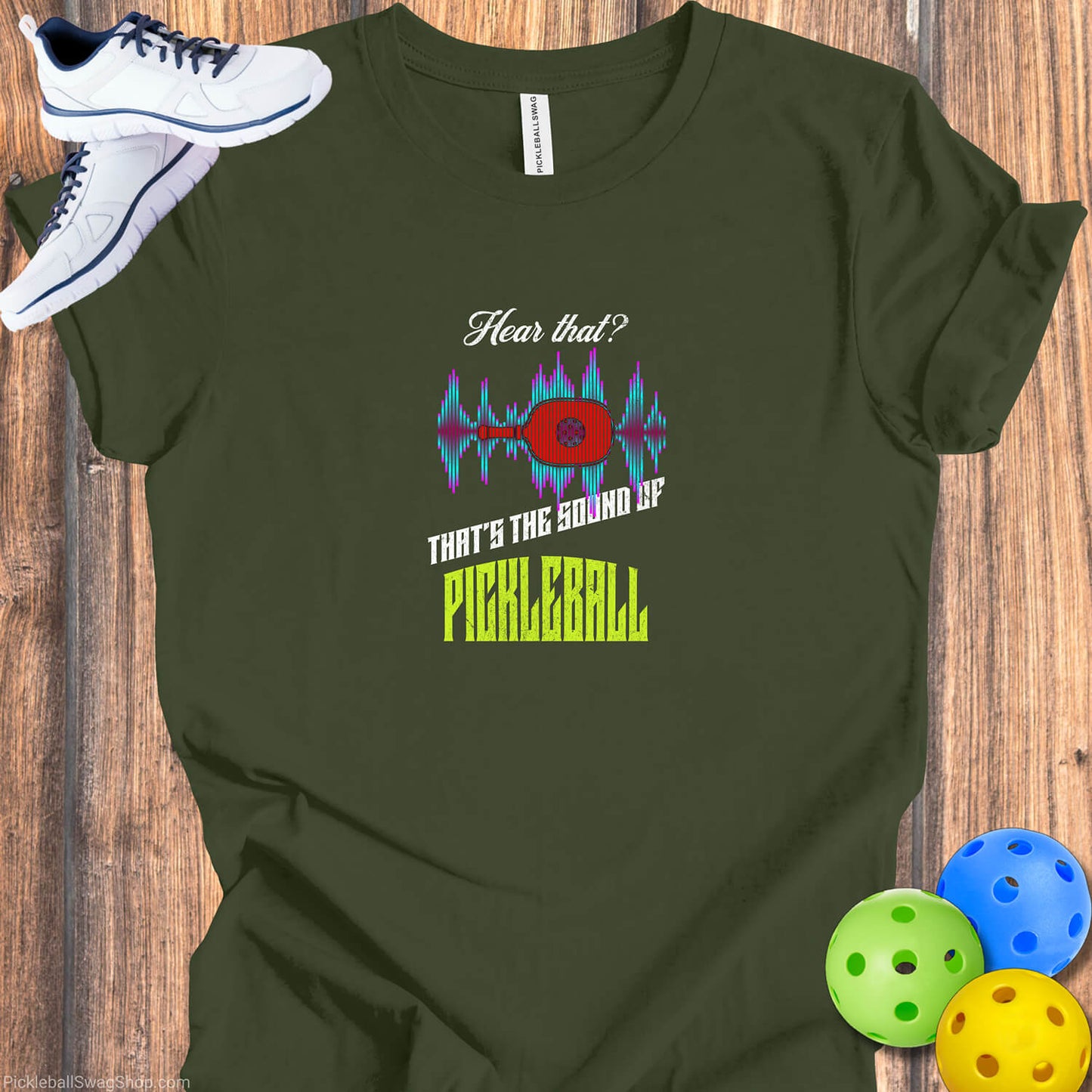 Proud Pickleball Player Soundwave T-Shirt