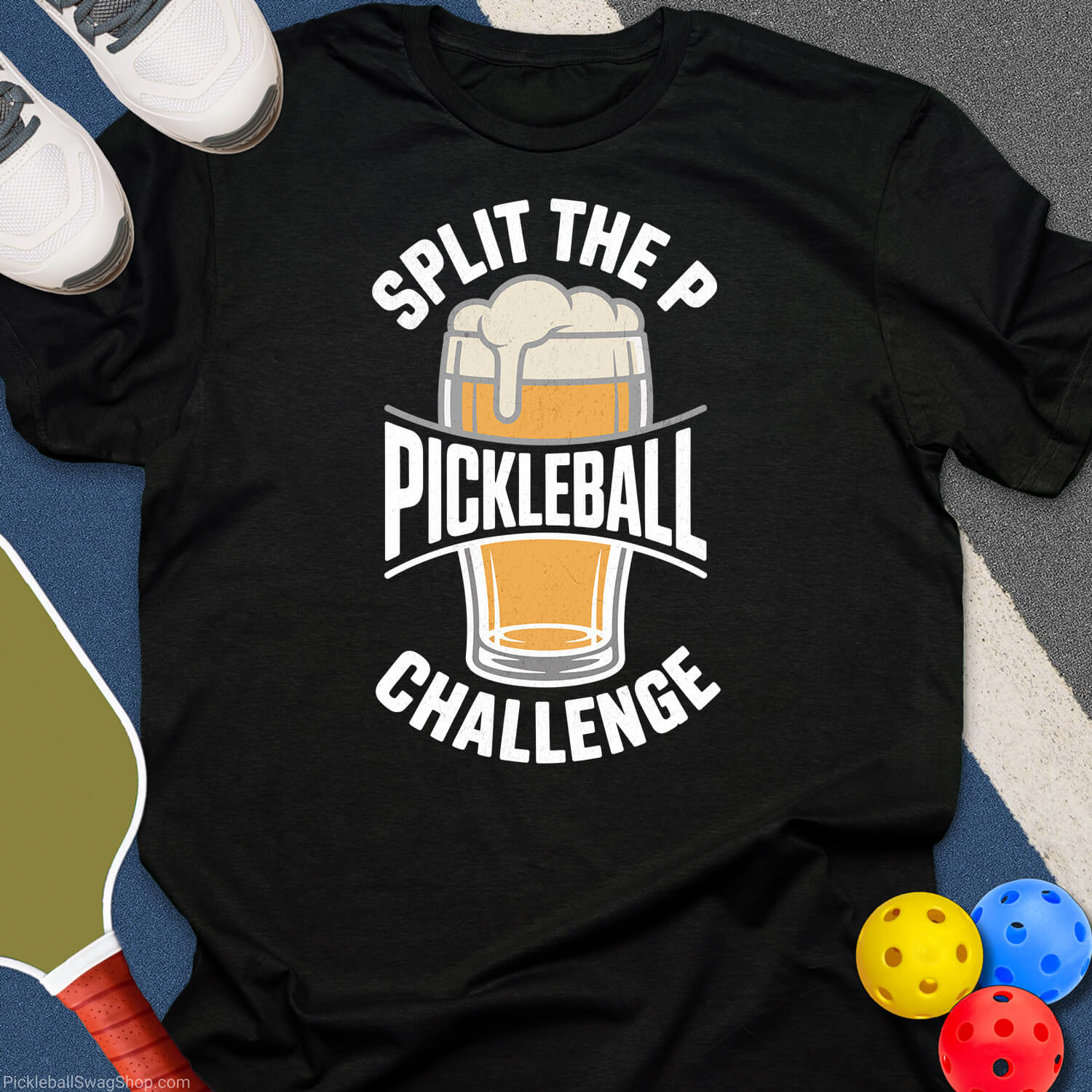 Split The P Pickleball T-Shirt