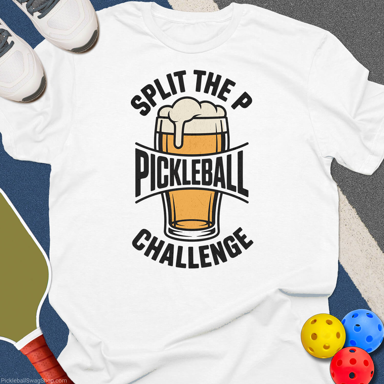 Split The P Pickleball T-Shirt