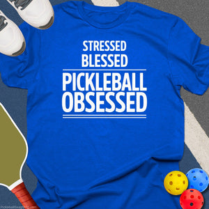 Stressed Blessed Pickleball T-Shirt