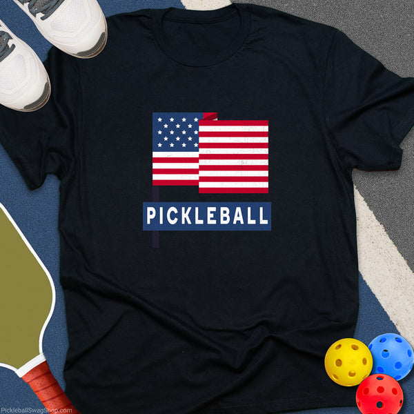 Pickleball Flag T-Shirt