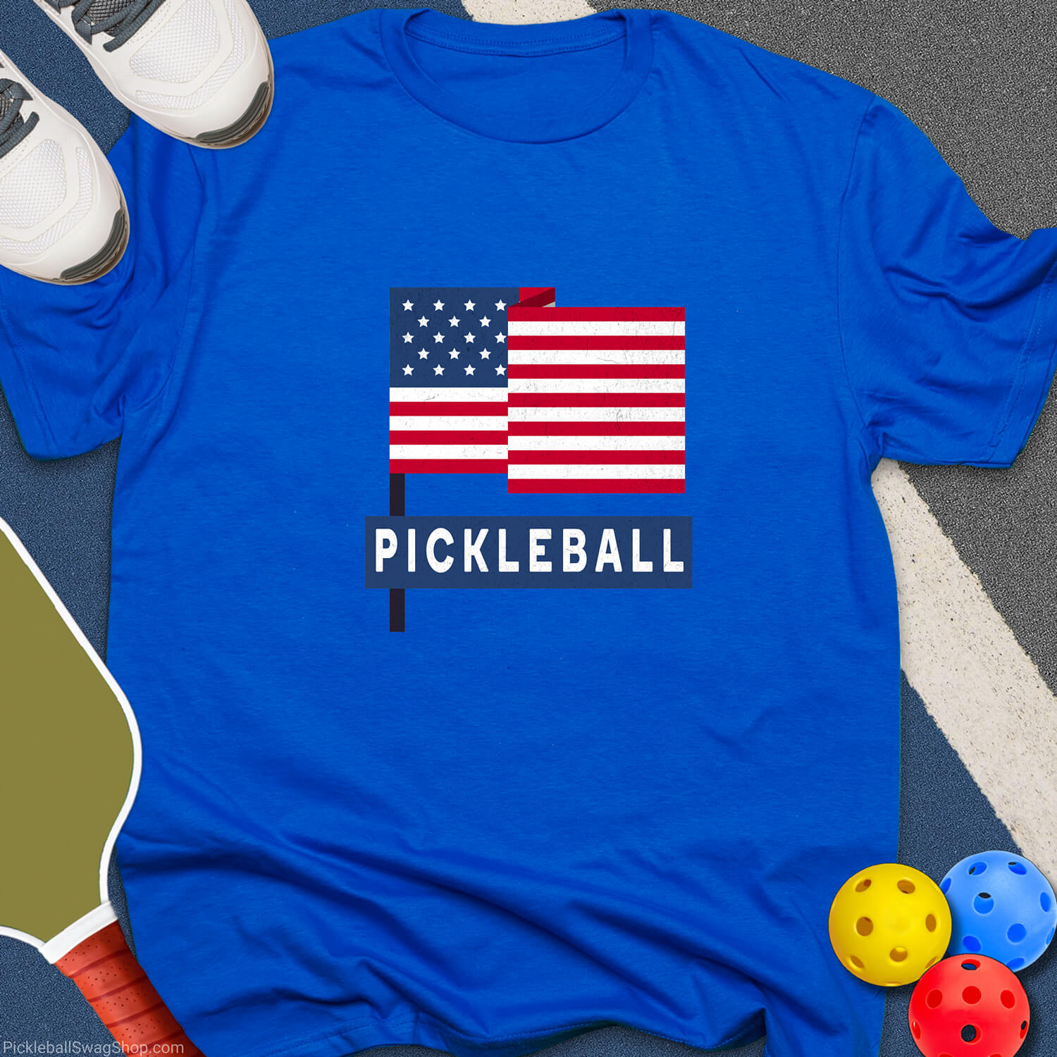 Pickleball Flag T-Shirt