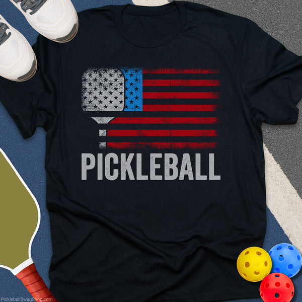 USA Patriot Pickleball T-Shirt - PickleballSwagShop
