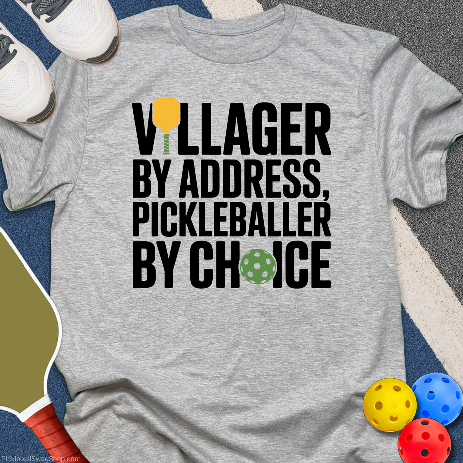 Villager Pickleballer By Choice T-Shirt