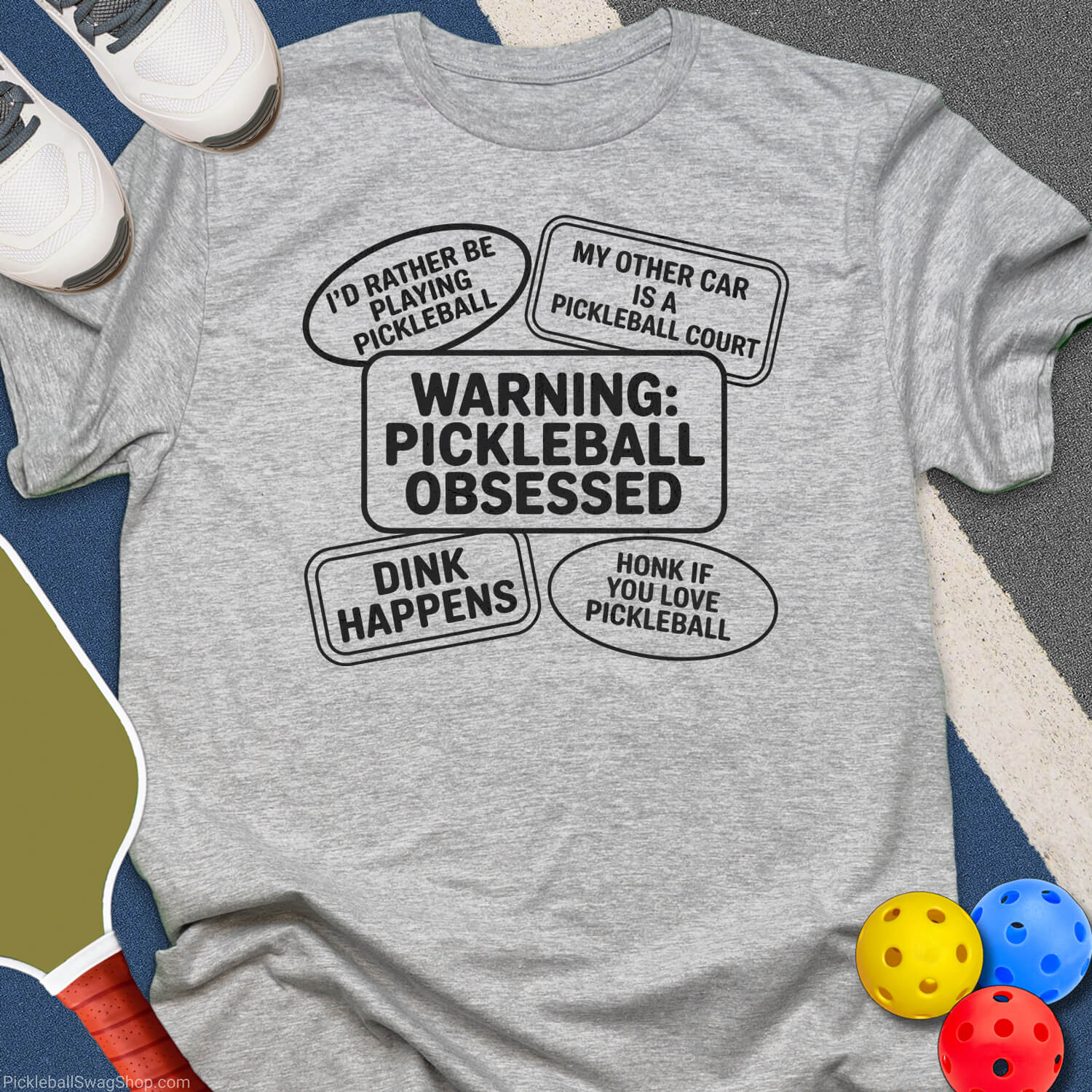 Pickleball Obsessed Daily T-Shirt